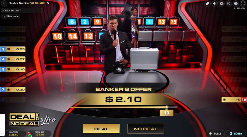 Cách chơi Deal or No Deal Live